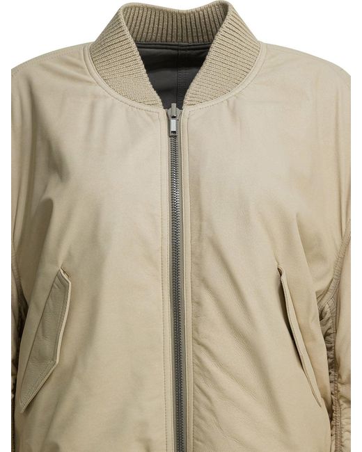 Rick Owens Natural Lamb Leather Jacket