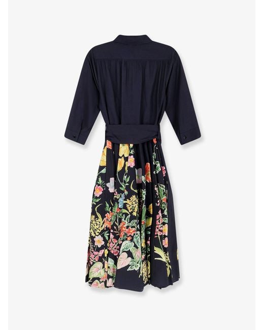 Lavi Blue Chemisier Dress Spritz Cotton