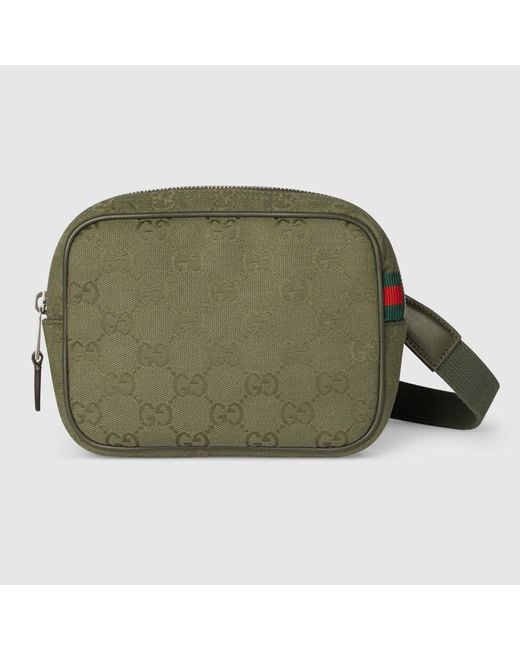 Gucci Green Gg Canvas Crossbody Bag for men