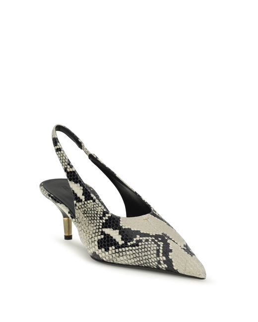 Khaite Metallic Pumps Bella Slingback Calf