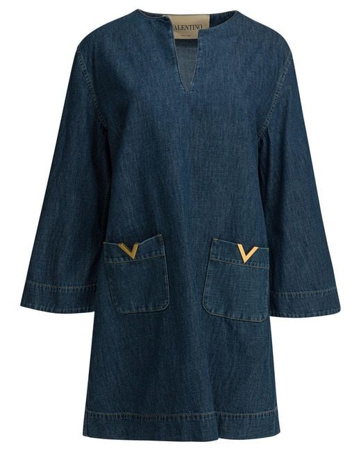 Valentino Blue Dresses