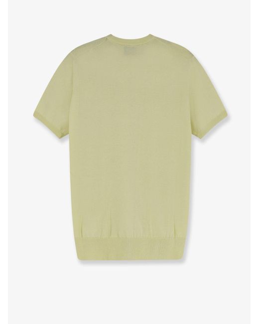 Alpha Studio Green Cotton Sweater