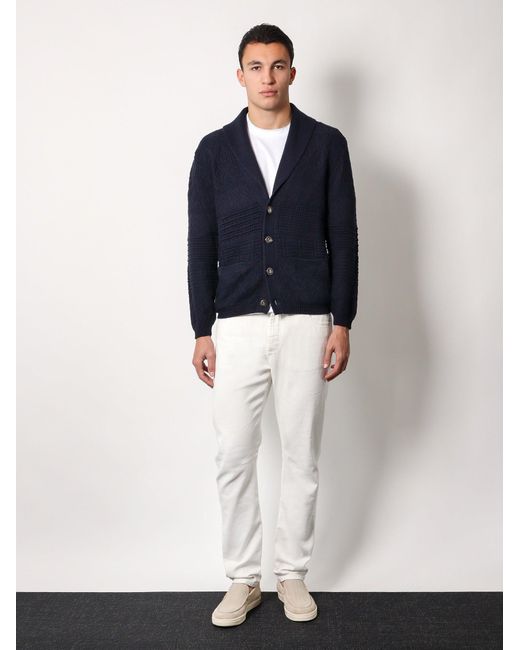 Brunello Cucinelli White Cotton T-Shirt for men