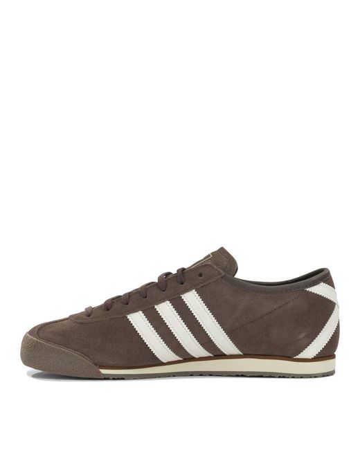 Adidas Originals Brown Italy 70S Leather Rubber Sneakers