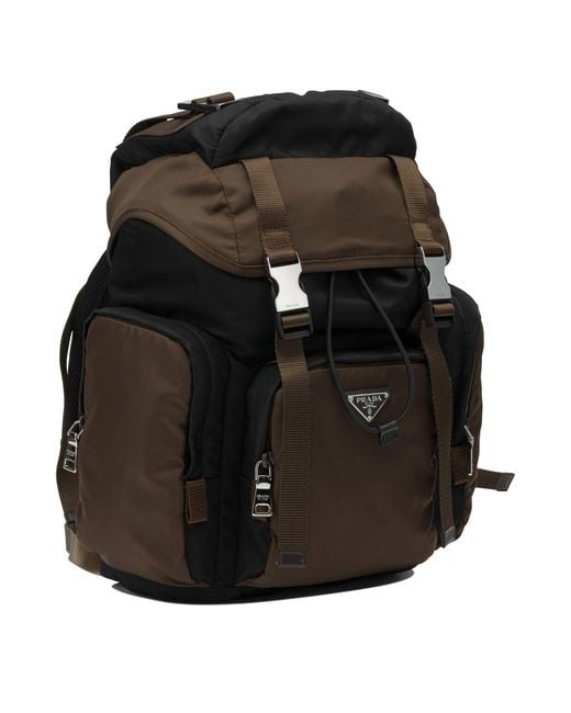 Prada Black Casual Backpack for men