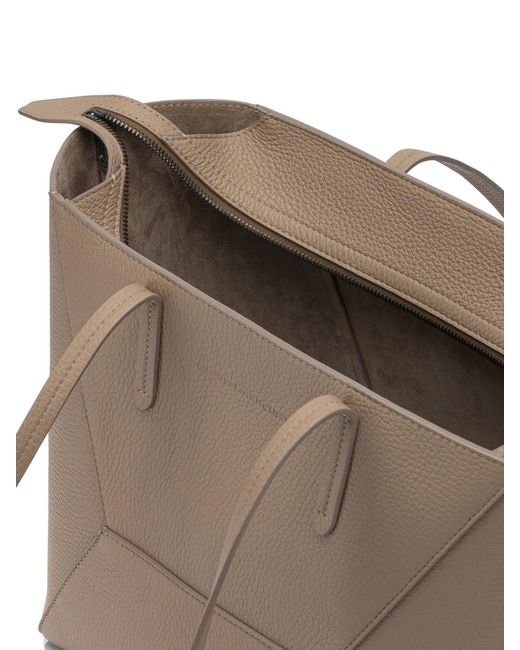 Brunello Cucinelli Natural "Duo" Large Shoulder Bag