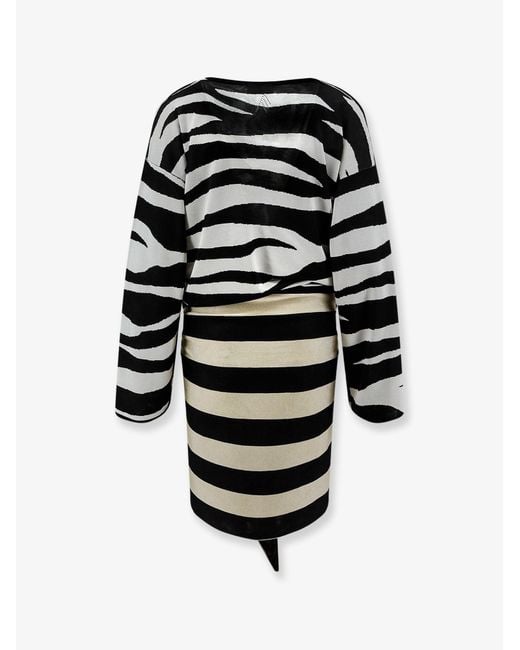 The Attico White Il Primo Bagno/ Mini Dress