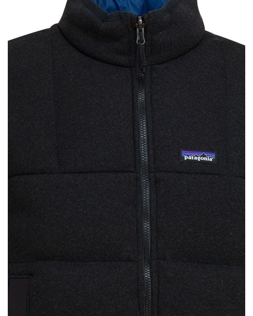Patagonia Black "better Sweater" Reversible Down Jacket for men