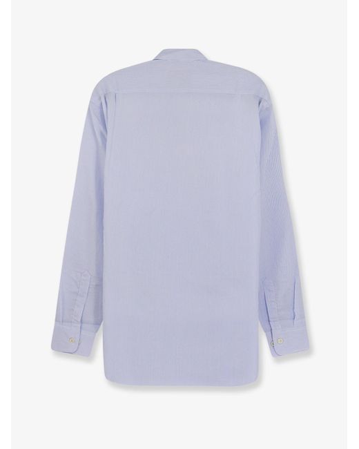 Walk In Paris Purple Classic Cotton Shirt for men