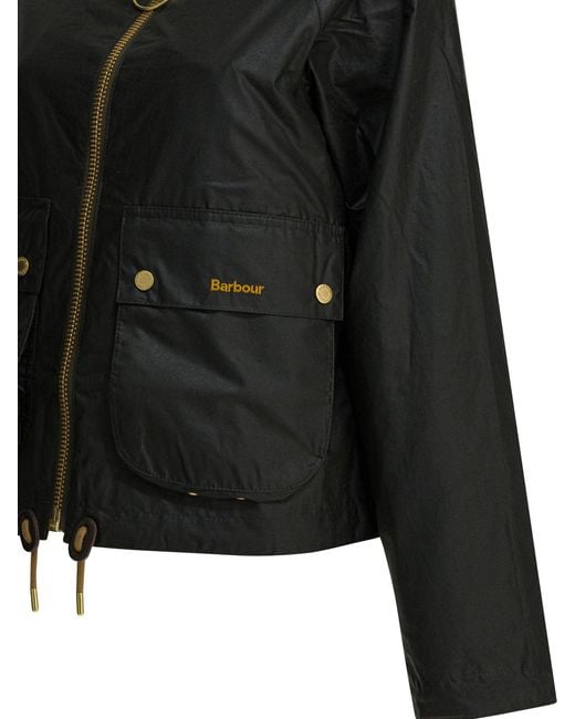 Barbour Black Waxed Cotton Jacket