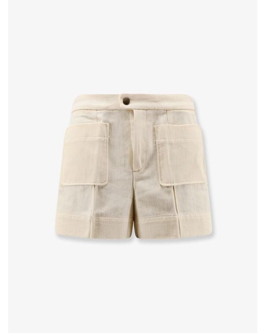 Soeur Natural Hover Cotton Shorts
