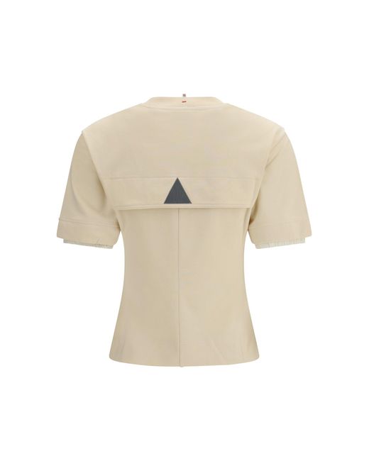 Moncler White Cotton T-Shirt