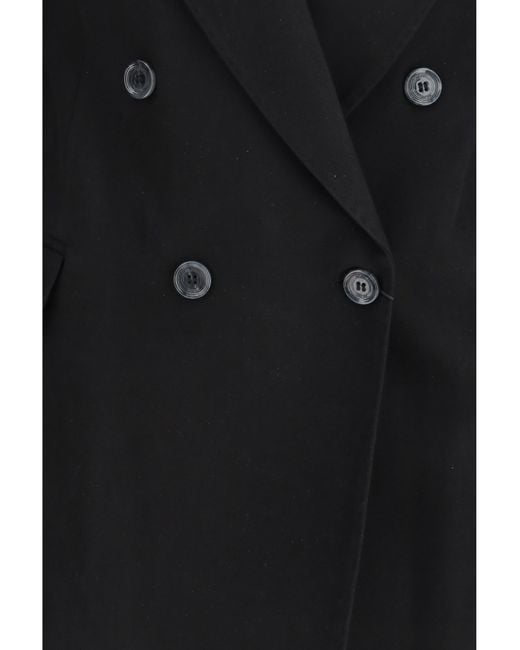 Gcds Black Blazer Double-Breasted