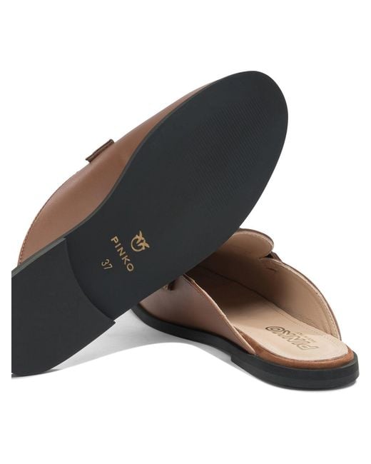 Pinko Brown Loafers & Slippers