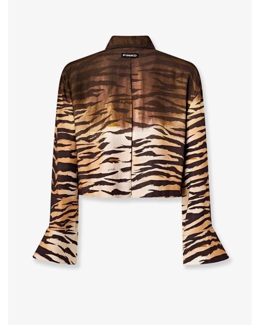 Pinko Brown Shirt Cordelia