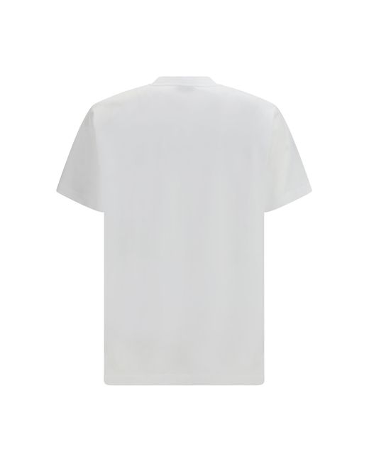 Moschino Gray Logo Printed T-Shirt for men