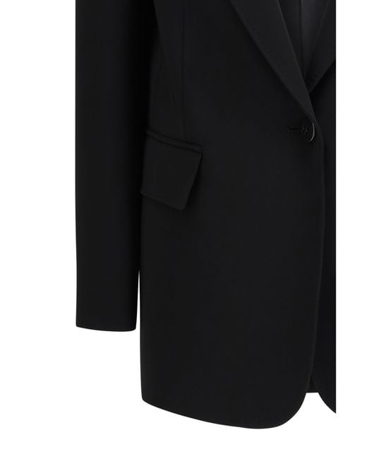 Max Mara Black Bosco Blazer