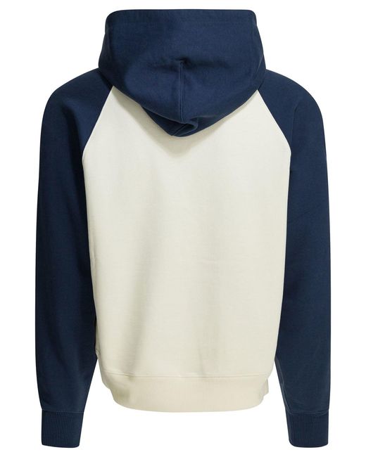 AMI Blue "Ami De Coeur" Hoodie for men