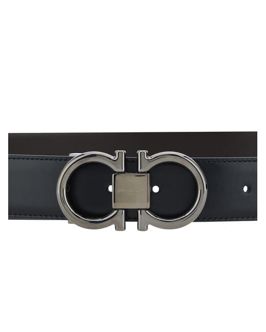 Ferragamo White Belts E Braces for men