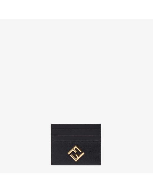 Fendi Black Diamonds Ff Card Holder