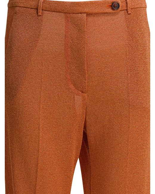 Miu Miu Brown Lurex Pants