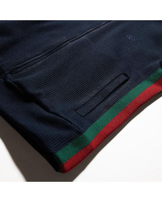 Gucci Blue Zippered Sweatshirt