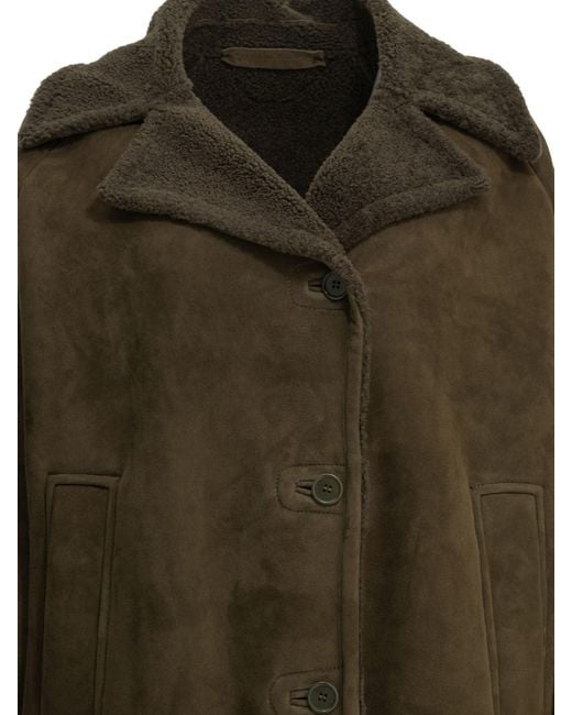 Salvatore Santoro Green Shearling Jacket