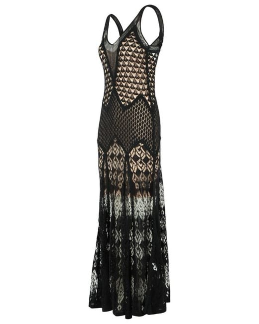 Blumarine Black Long Dress