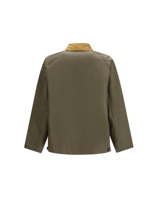 Barbour Green Wax Jacket Modern Bedale Beech for men