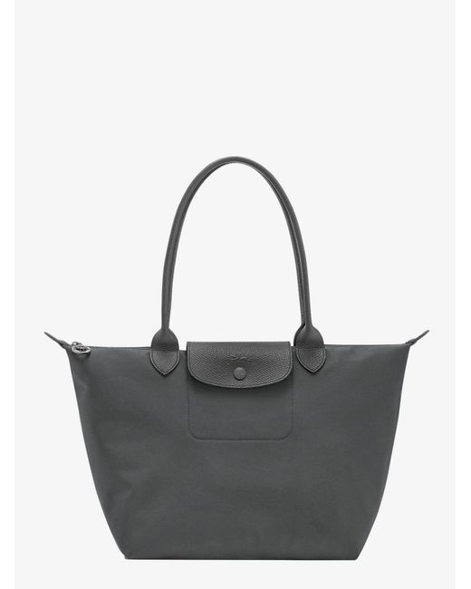 Longchamp Black Le Pliage One M Nylon Shopping Bag