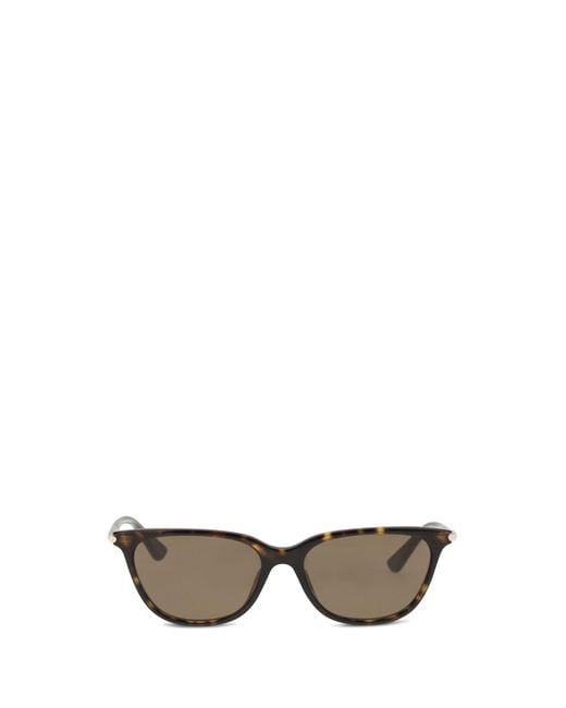 McQueen Metallic Cat-Eye Sunglasses