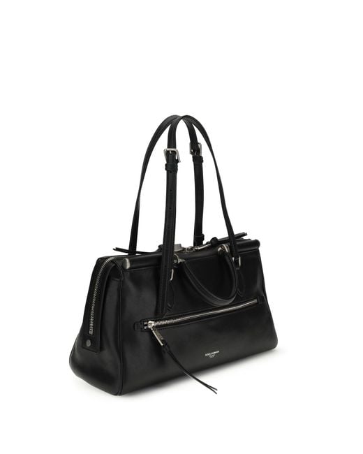 Dolce & Gabbana Black Vittoria Handbag