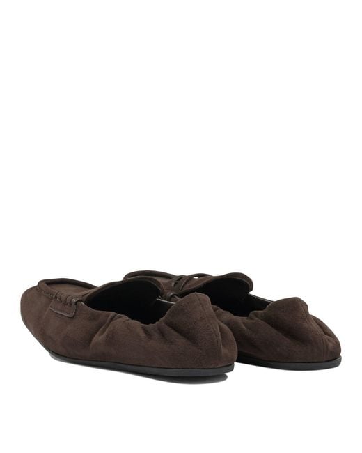 Miu Miu White Ruches Loafers