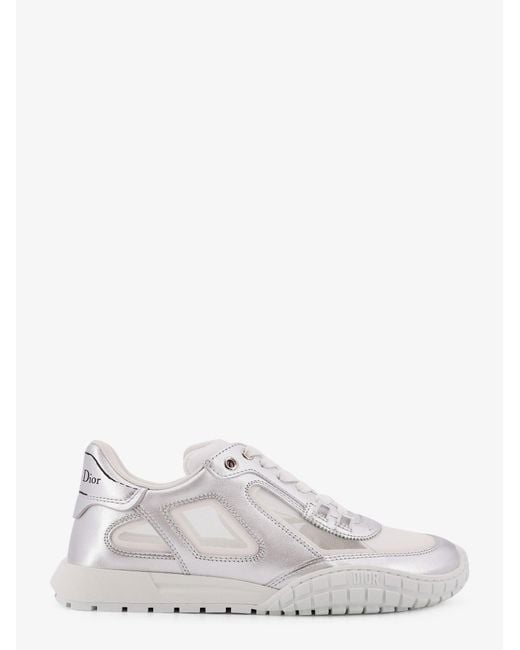 Dior White Dior Laminated Leather Dior Tech Sneakers