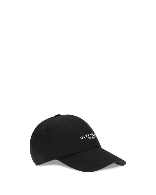 Givenchy Black Logo Baseball Hat for men