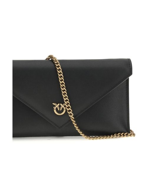 Pinko Black Mini Clutch Bag