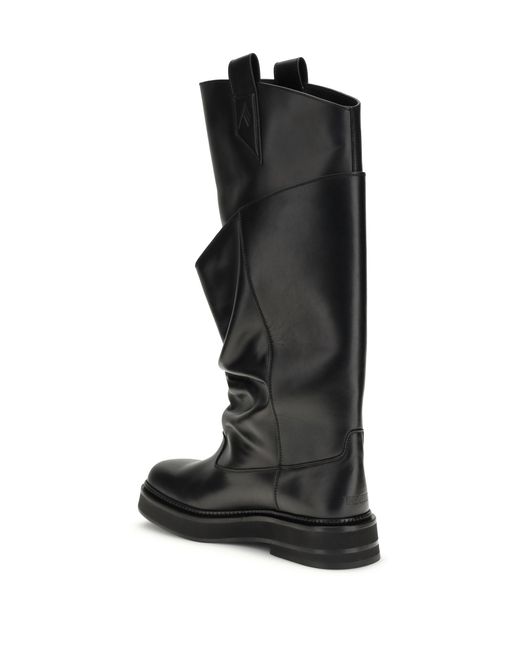 The Attico Black Boots