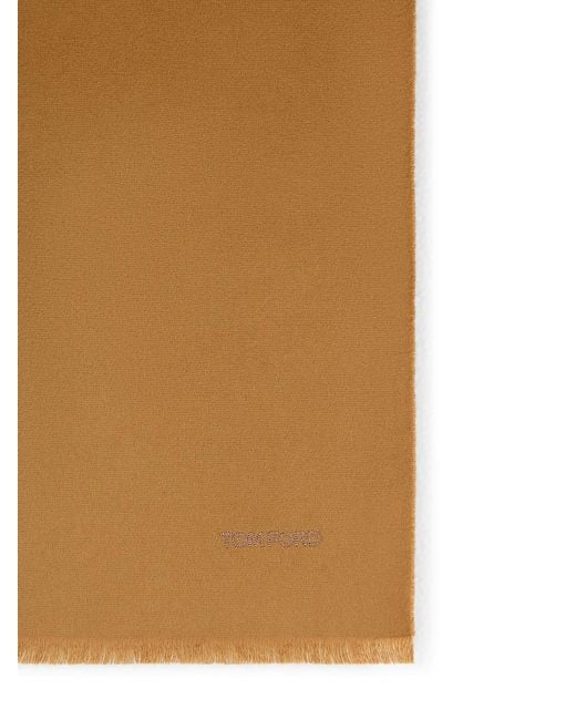 Tom Ford Natural Cashmere Scarf for men