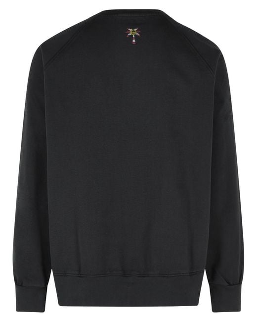 Barrow Black Cotton Sweatshirt for men