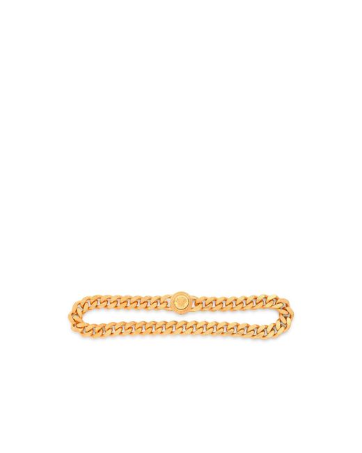 Versace Metallic Medusa Medallion Necklace