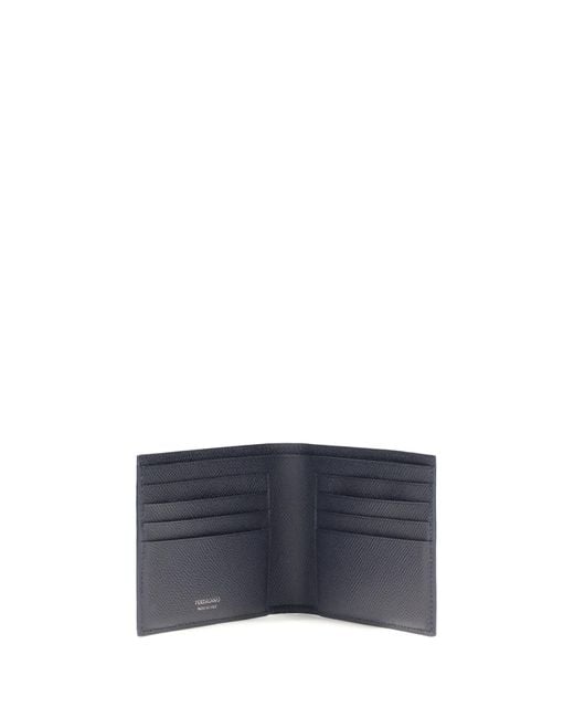 Ferragamo Gray Leather Wallet for men
