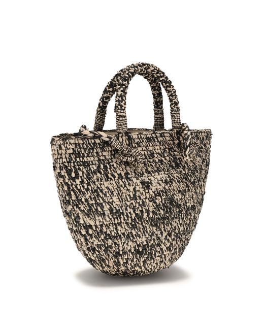 IBELIV Metallic Arona Raffia Bucket Bag Tiga