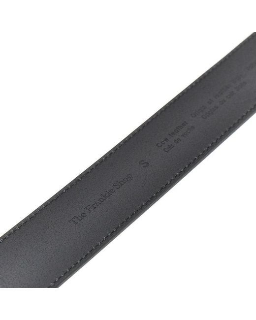 Frankie Shop Black 'Sarno' Leather Belt