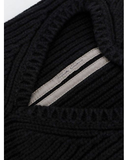 Rick Owens Blue Porteville Cashmere Wool Balaclava
