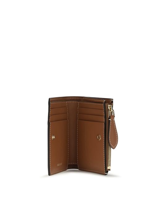 Burberry Multicolor Check Printed Canvas Wallet