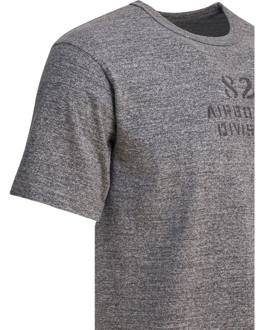 Buzz Rickson's Gray 82Nd Airborne Division T-Shirts for men