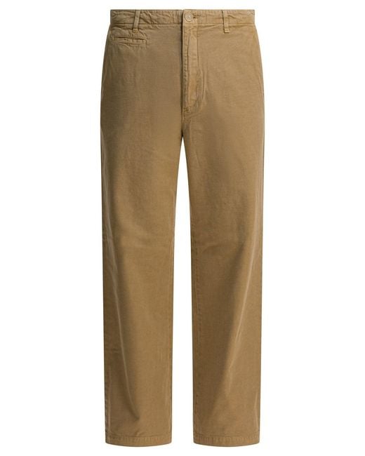 Auralee Natural Finix Trousers for men
