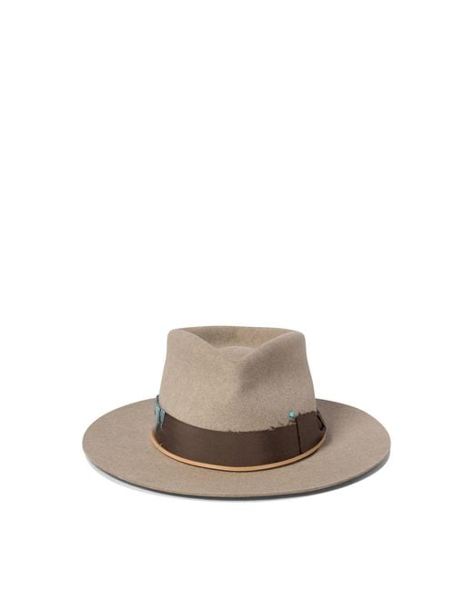 SUPERDUPER White Rabbit Fur Felt Hat for men