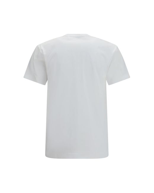 COMME DES GARÇONS PLAY Gray Cotton T-Shirt for men