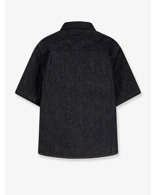Walk In Paris Black Denim Shirt